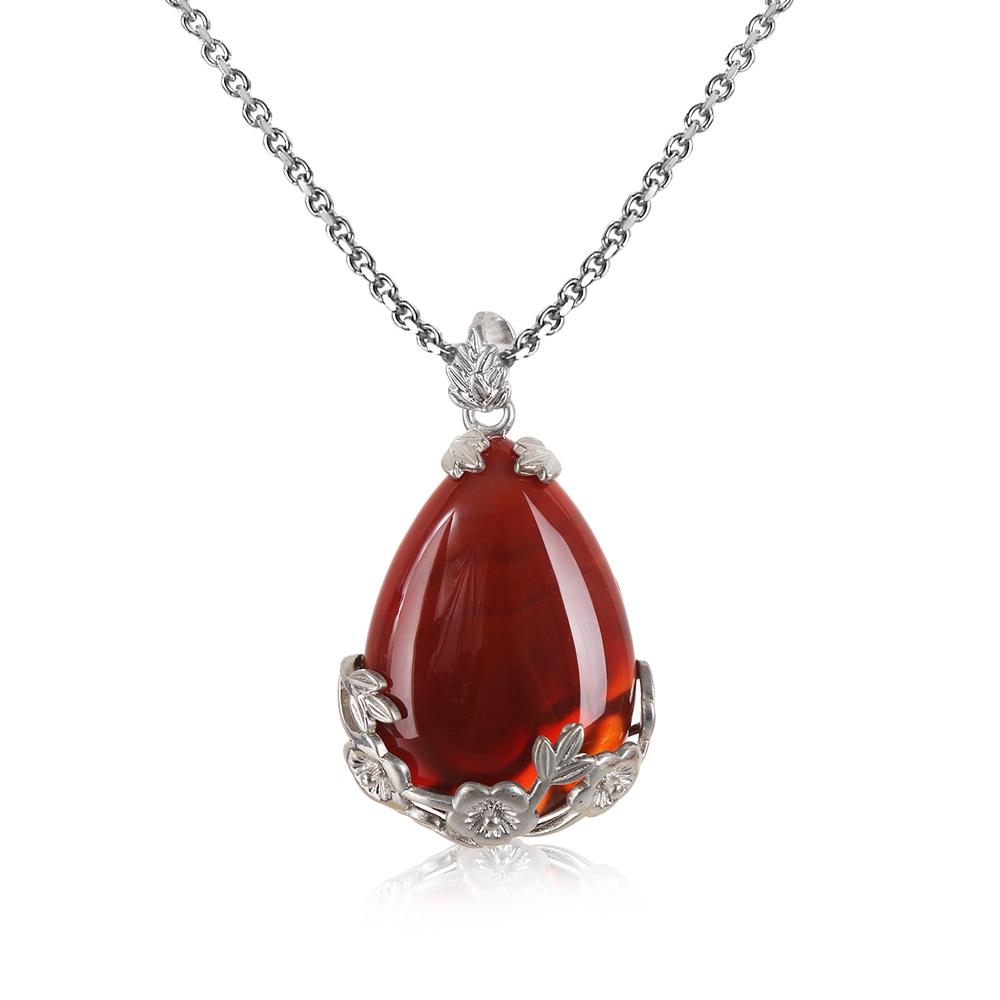 Хрустальный Камень Капля Воды Драгоценный Камень Ожерелья Подвески Аметист Агат Опал Бирюза Натуральный Кварц