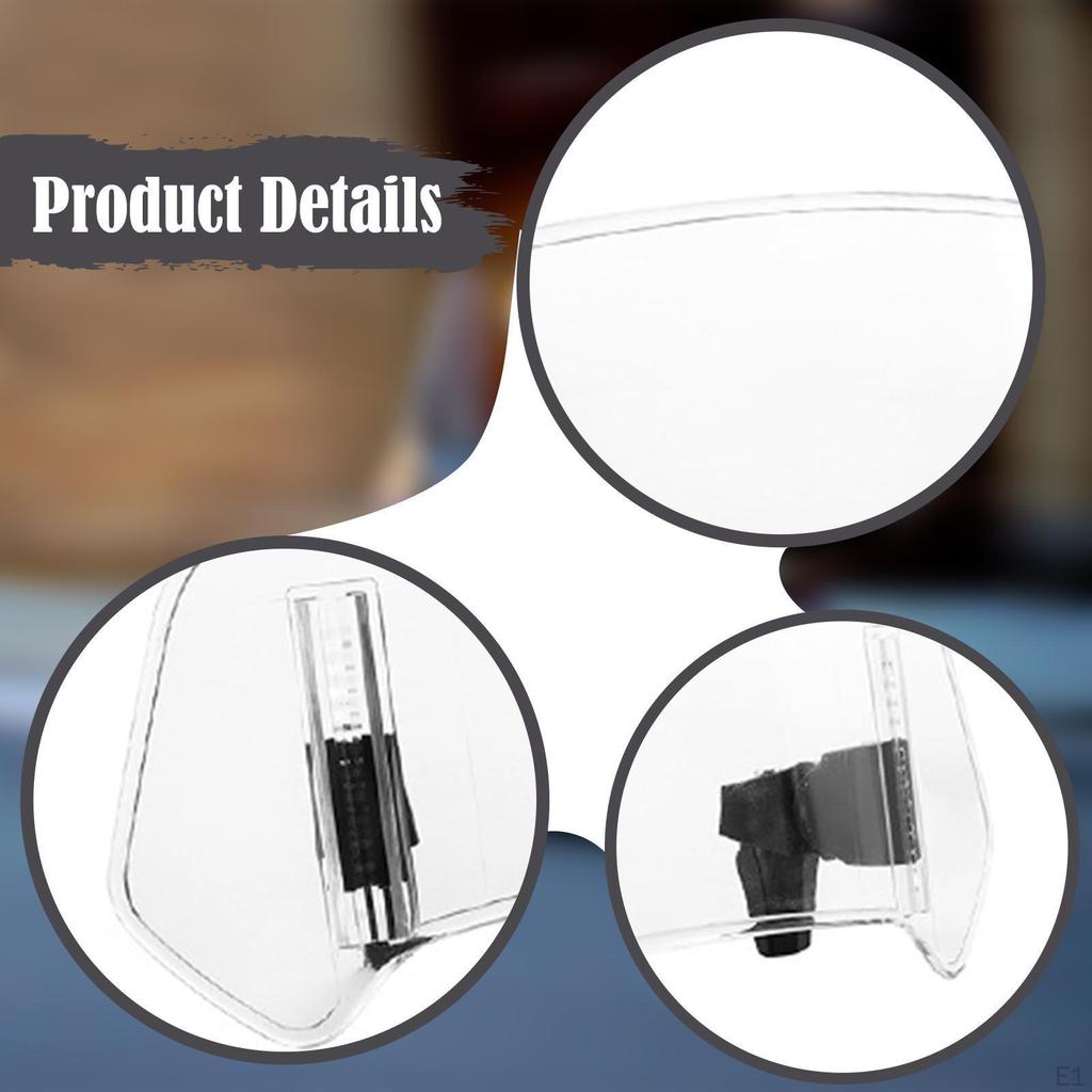 Аксессуар-дефлектор для расширения ветрового стекла мотоцикла для усиленной защиты