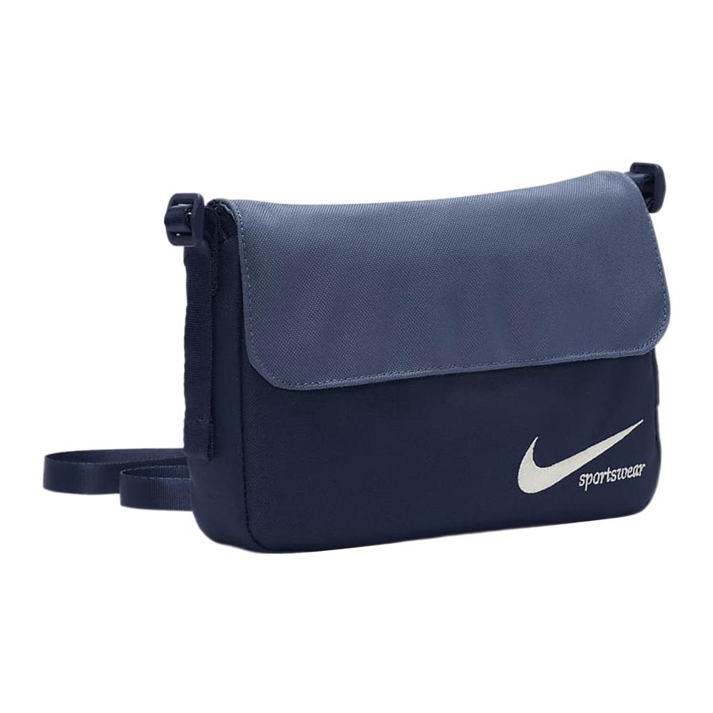 Nike Sportswear Futura 365 Adjustable Strap Fabric Shoulder Bag Unisex Shoulder Bag Deep-Navy Finn-Blue Sail DV6250-410
