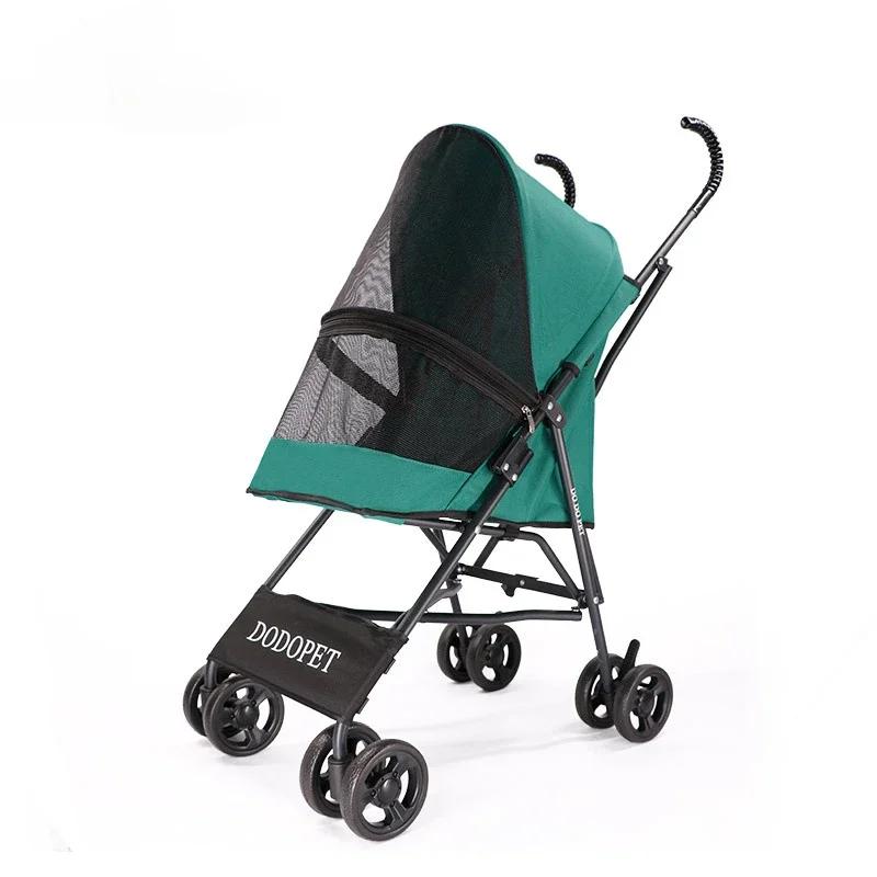 2025 Foldable Portable Pet Cart Dog Cat Cart Teddy Outdoor Cart Installation Free Quick Collection Dog Stroller Pet Trolley New