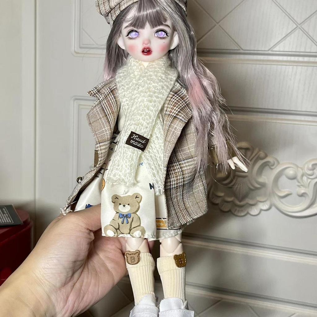 Кукла BJD 1/6 SD куклы 12 дюймов 23 шарнирные куклы с одеждой наряд обувь парик макияж лучший подарок для девочек