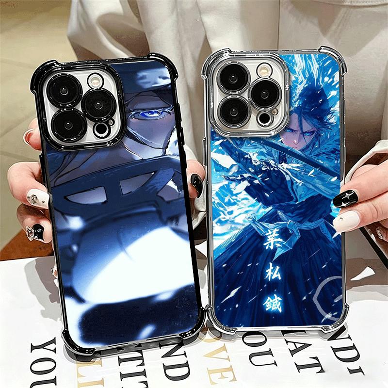 Чехол для телефона с покрытием Bleach Kuchiki Rukia для iPhone 16 17 Pro Max Air 16E 14 15 Plus 12 13 Mini Противоударный чехол с подушкой безопасности