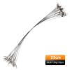 MEREDITH Стальная леска с защитой от укуса, поводок из стальной проволоки 15-30 см с поворотным рыболовным аксессуаром, поводок с сердечником, рыболовная проволока