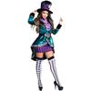 Womens Magician Costume Halloween Party Circus Tamer Stage Performance Outfit S-XXL