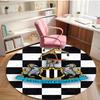 Arsenal F.C Print Round Rug, Washable Floor Carpet, For Entryway Dorm Laundry Room Office Study, Home Decor Birthday Christmas Gift