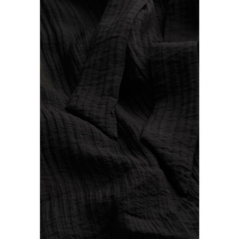 Платье-плиссе HM Wrap Style, черное 1188909002