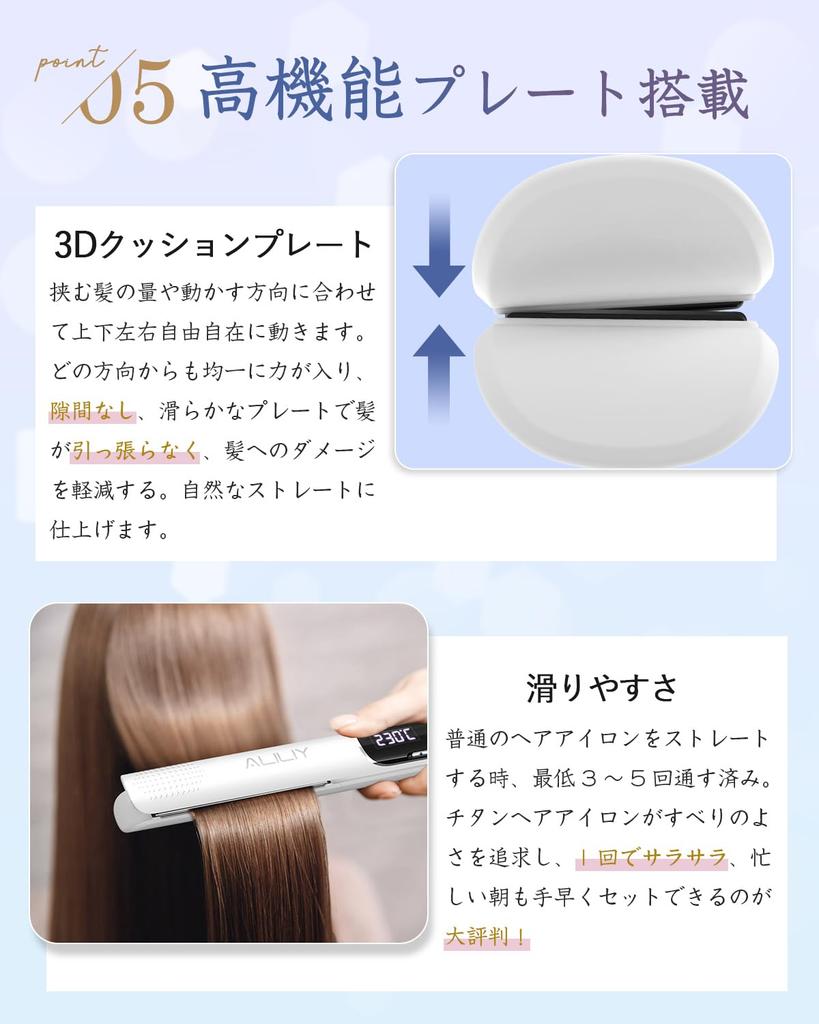 Aliliy Hair 24мм Титановые Волосы Длинные Волосы Завивка 10 Миллионов Отрицательных Профессиональный Международный Совместимый Утюжок, Пластины, Утюжок, Пластины, Выпрямитель,