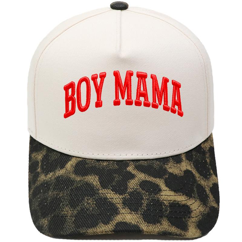 BOY MAMA three-dimensional embroidery color matching truck driver hat Bao Ma gift hat casual sunshade baseball cap
