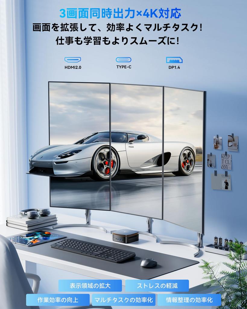 Мини-ПК NiPoGi AMD Ryzen Быстрее, чем мини-ПК с Windows 11 Pro 16 ГБ 512 ГБ 4 ТБ До 4K x 3 6 USB Проводная LAN Охлаждение P1 Компактный ПК [Новый 4300U, 3500U]