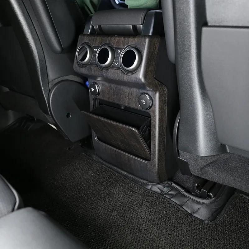 For Land Rover Discovery 5 LR5 L462 2017- ABS Car Rear Row Air Conditioning Vent Outlet Cover Trim Sticker Car Accessories