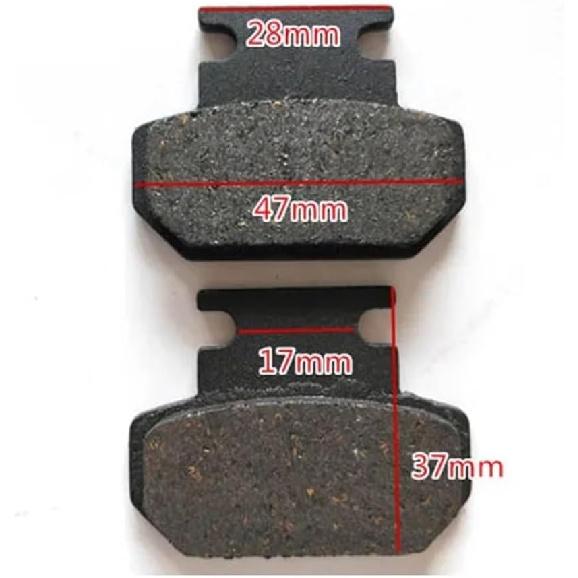 Motorcycle Scooter Brake Pads Metal Seperator Clip Split Shrapnel for Chinese Tailg 50cc Rear Brake Pads Accessories