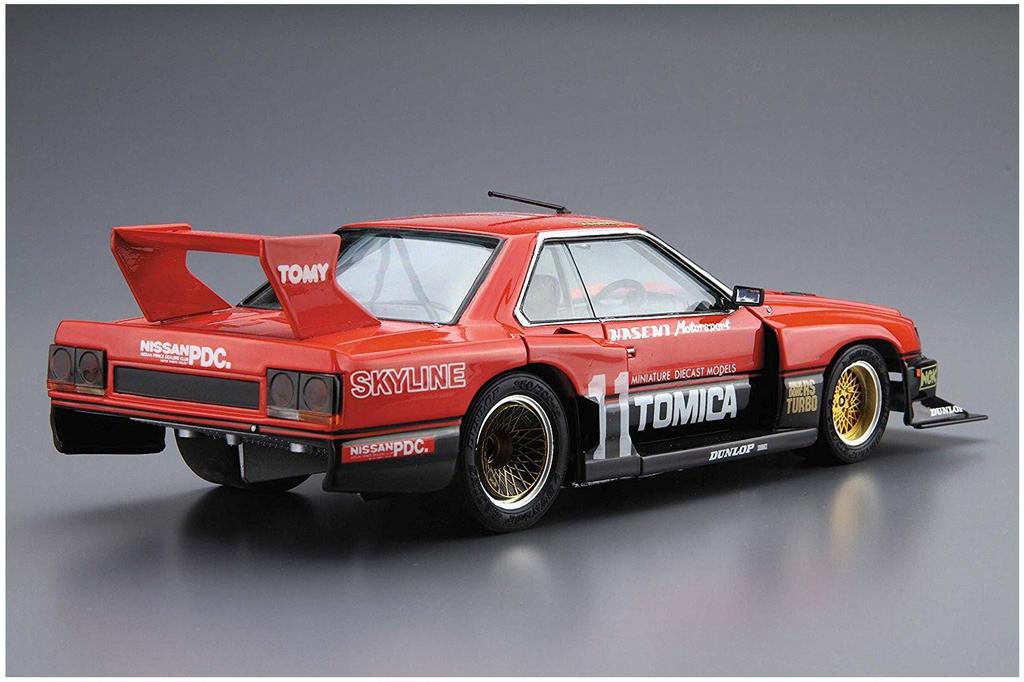 Aoshima Bunka Kyozai Модель автомобиля Nissan KDR30 Skyline Super Silhouette Пластиковая модель в наборе 1/24 '82
