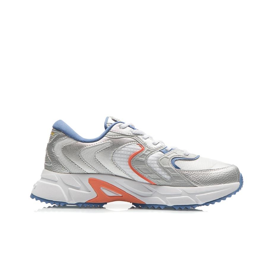 Li Ning Trendy Breathable Low-Top Running Shoes Мужские кроссовки Серо-зеленые ARLR013-6