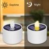 Solar LED Tea Light Candle Led Candles Flameless Outdoor Waterproof Solar Tea Lights Rechargeable Candles for Party Garden Home