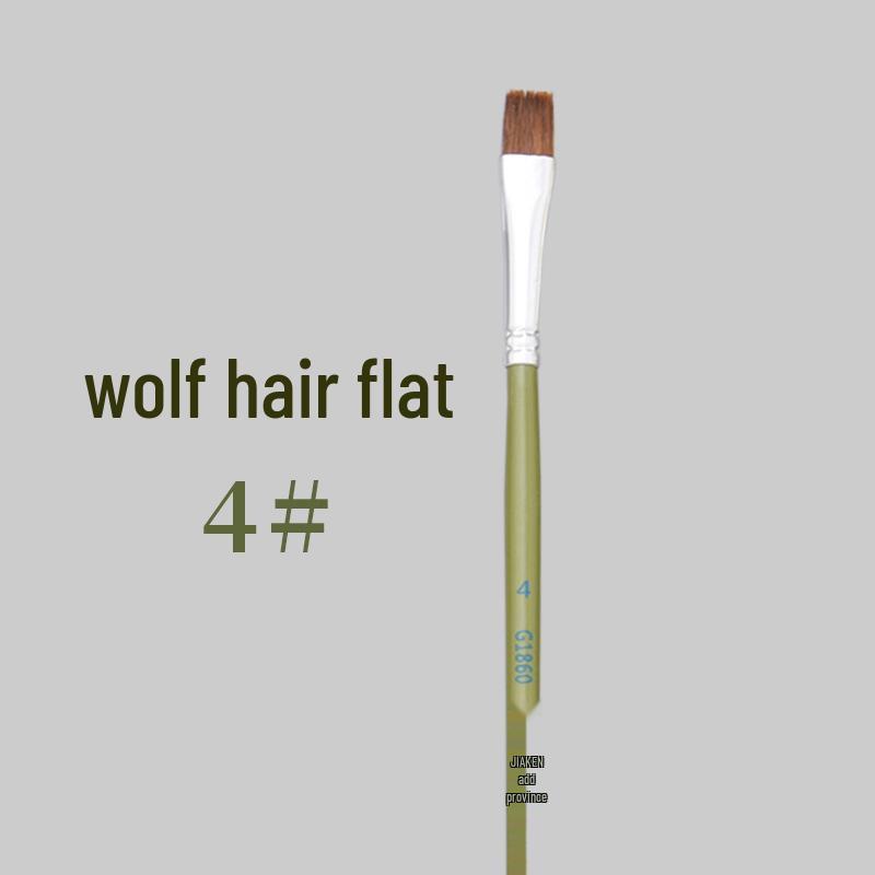 Специальный набор кистей для студентов художественных вузов Gaken: Масло из волчьей шерсти, Гуашь, Акварель, Кисти для акриловой краски