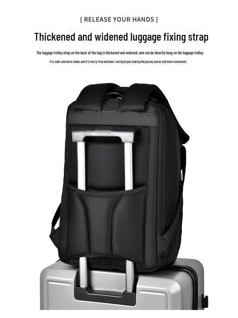 Водонепроницаемый рюкзак унисекс большой вместимости: Модная дорожная и школьная сумка с отделением для ноутбука