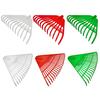 45647 Tines Leaf Rake Tempered Rake Debris Head Collecting Leaves Plastic Garden Tool Lightweight
