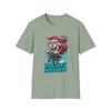 Unisex Softstyle T-Shirt Santa Shopping Cart Downhill Toys Flying Funny Holiday