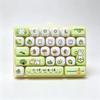 Transparent Dual-Tone Decompression Button Toy Cute Design Keyboard Keychain  Children's Bag