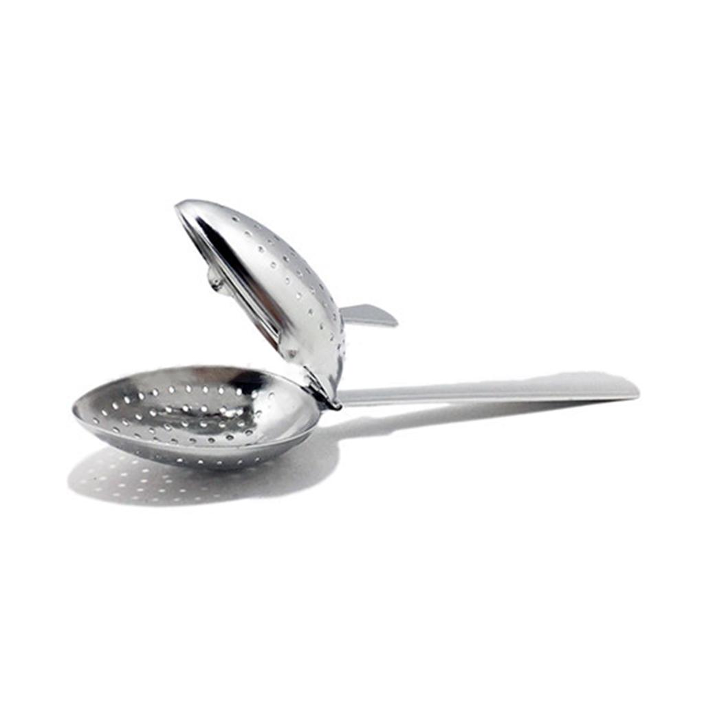 Stainless Steel Tea Infusers for Loose Tea Strainer Silver Loose Leaf Tea Steeper Mesh Strainer Tea Infuser Filter Spoon