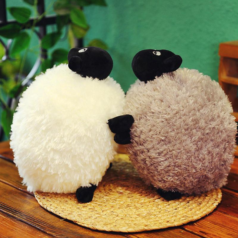Adorable Shaun The Sheep Plush Toy Couple Pillow Soft Stuffed Animal Doll Gift