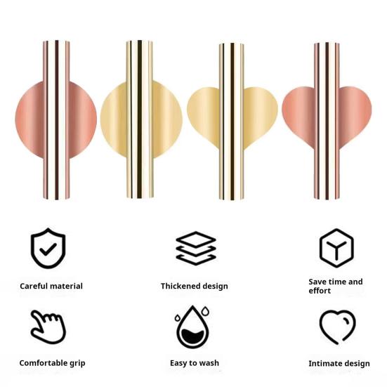 Настенное крепление металлическая трубка для цветов самоклеящаяся без сверления круглая сердечко любовь настоящий сухоцвет дисплей