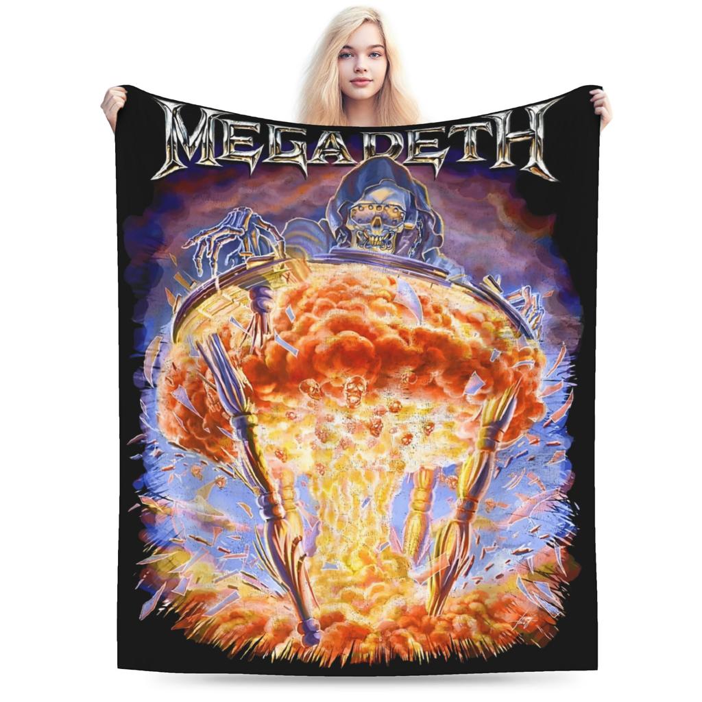 Killing Is My Business Рок-группа Плед Фланелевый Megadeth Легкий Плед для Автомобиля Дивана Кровати