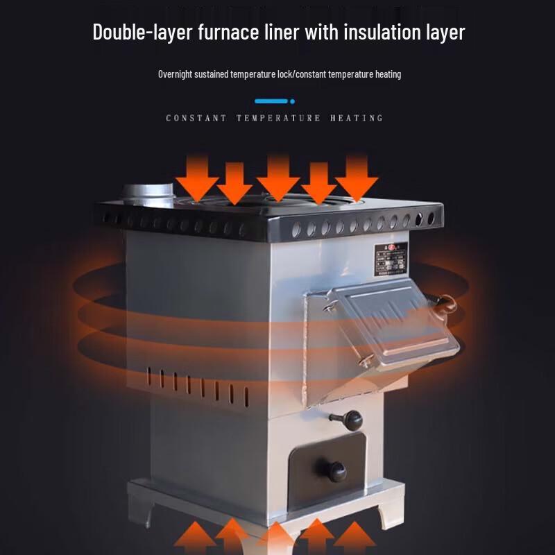 Beifu Dual Fuel Wood & Coal Heating & Cooking Stove