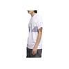 Adidas Originals Championship Striped Logo Print Star Embroidery Round Neck Short Sleeve T-Shirt Men Tops White EC7351