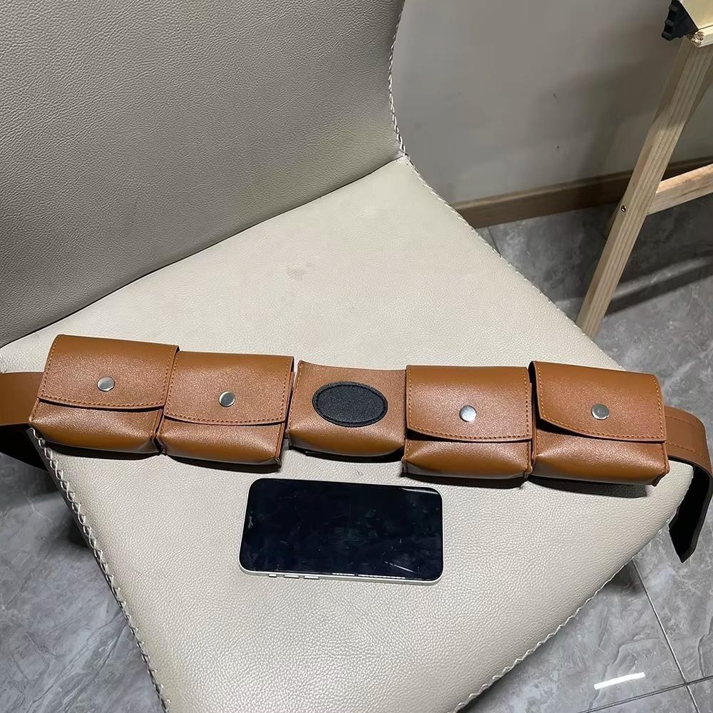 Buckle Chest Bandolier PU Waist Bag Fashion Waist Belt for Women