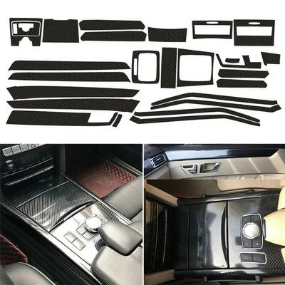 5D Наклейки из углеродного волокна для интерьера для Mercedes Benz E W212 2009-2013