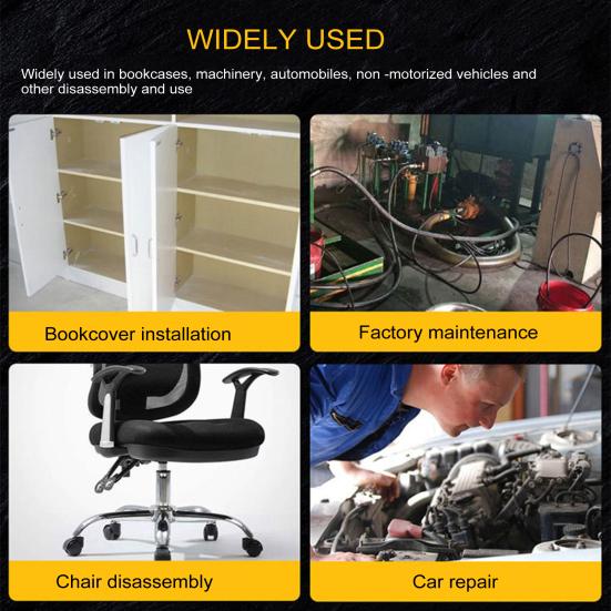 2Pcs Screwdriver Corner Tool 105 Degrees Bend Heavy Duty Metal Screwdriver Bit Bending Adapter Electric Power Drill Extension Accessories