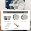 Morder Lanka Nordic Ceramic Dinnerware Set