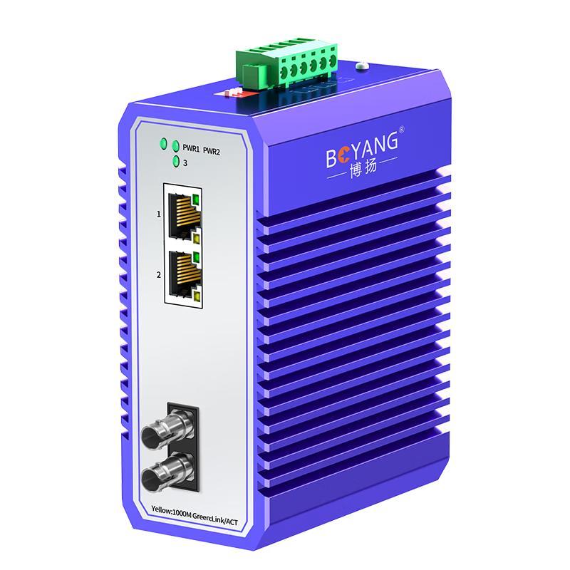 Boyang Industrial Gigabit Fiber Optic Transceivers/Converters