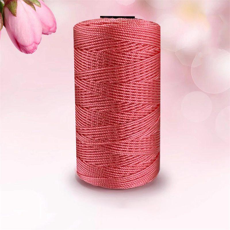 Ручная работа, ремесло, витой шнур макраме, сделай сам, свадебный декор, полипропиленовая швейная нить, 34 цвета, веревка