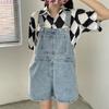 Summer Women Denim Shorts Female Loose Wide Leg Shorts Korean Jumpsuit Shorts for Women
