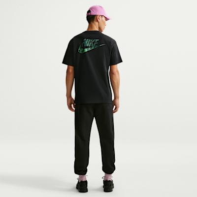Nike T Shirts Men's Black Crew Neck Moderate