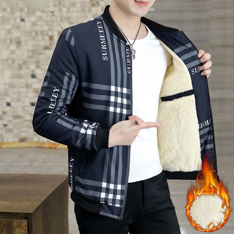 Зимняя мужская куртка-бомбер на молнии, мужская модная длинная флисовая теплая стеганая куртка с капюшоном, повседневная ветровка