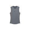 Pro Dri-FIT Solid Comfortable Sleeveless Tank Top Men Tops Smoke-Gray Black FB7915-084