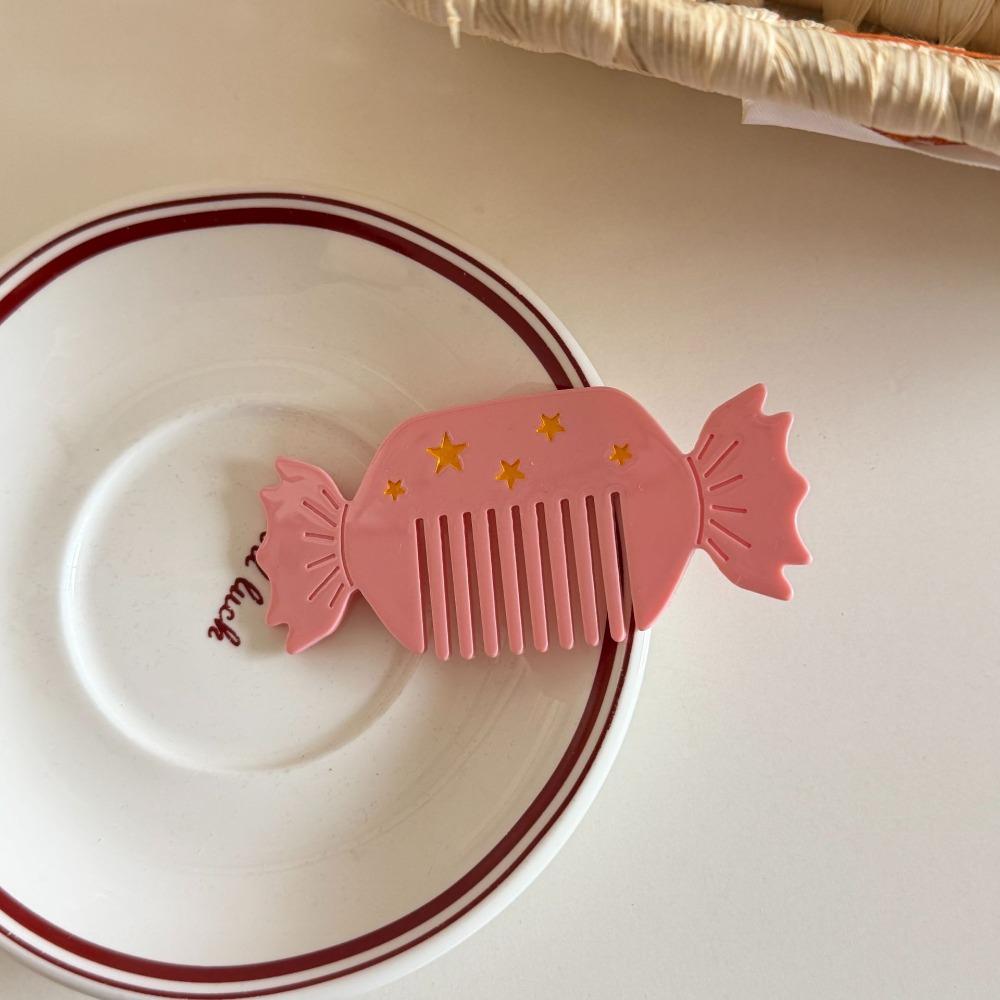 Acetic Acid Animal Acetate Comb Fruit Hairdressing Combs Hair Care Cartoon Makeup Comb Women