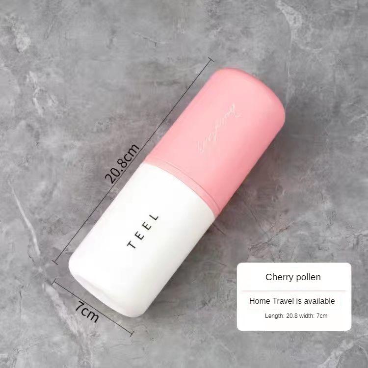 Дорожная чашка для зубной щетки, портативный набор чашек для мытья, чашка для зубной щетки, зубная банка, зубная щетка и ополаскиватель.