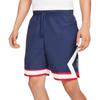 Color Block Mid Rise Straight Leg Casual Shorts Men Shorts Blue DB6516-410