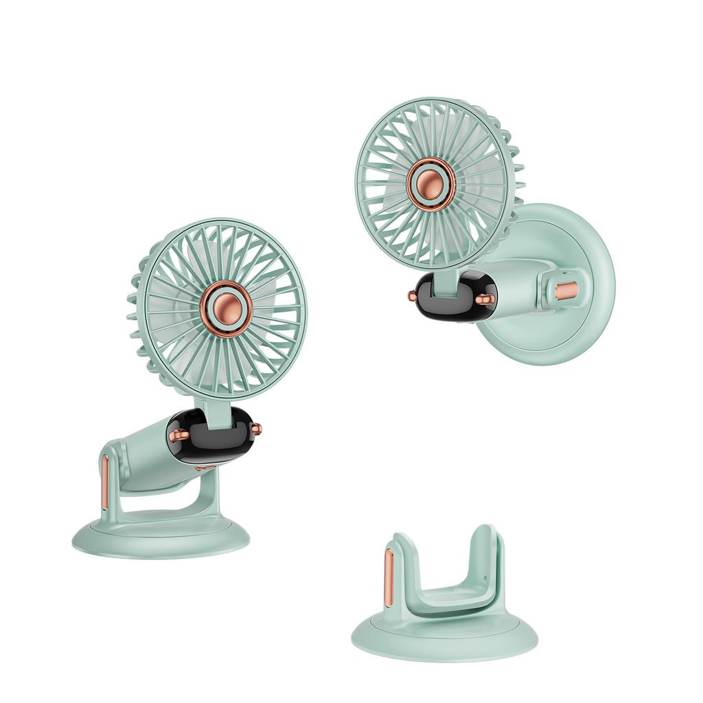 Handheld Fan Portable Small Fan Rechargeable Long Battery Life Multifunctional Neck Hanging Rotating Fan