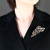 High End Diamond Inlaid Butterfly Brooch, Women's High-end Sense, Chest Flower, Versatile Clothing Accessories