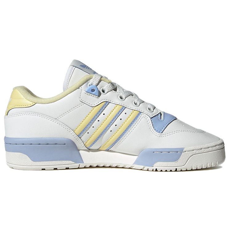 Adidas Женские кроссовки Rivalry Low White Blue Dawn Core-белые почти-желтые IG3332