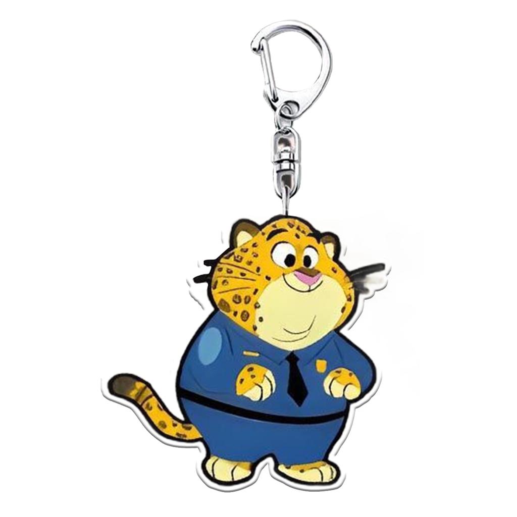 Набор из 1 аниме акрилового брелока двухсторонней подвески