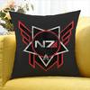 Game N7 M-Mass Effect World Various Sizes Square Pillow Case For Car Home Bedchamber Decor