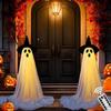 Scary Halloween Ghost Ornaments Luminous LED Glow Specter Ornament  Haunted House