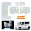 UNNKIBO LED Interior Light Kit for Toyota Roomy/Tank, Daihatsu Thor, Subaru Justy – 6500K White, 8-Piece Set (Trim Tools & JP Manual)