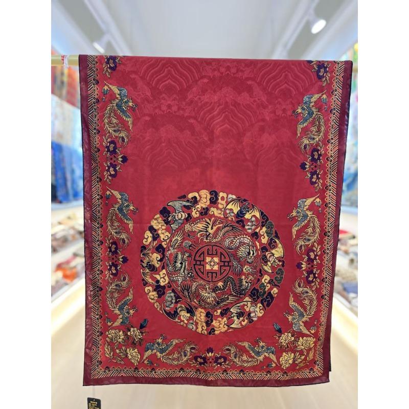 Silk Scarf for Women In Autumn and Winter Warm Fashion Long Scarf for Women In Fashion Imitation Cloud Sausage Flower Radish Scarf for Women